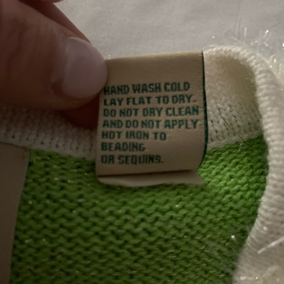 Design Options by Philip & Jane Gordon candy cane Christmas cardigan….EUC!!! - Picture 8 of 10